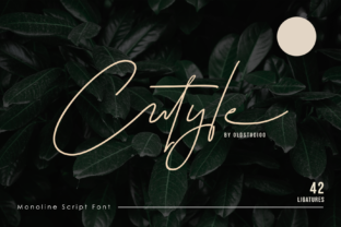 Cutyle Script: A Minimalist Font for Modern Creativity
