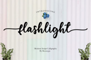 Flashlight Script: A Modern Calligraphy Font for Creative and Professional Use