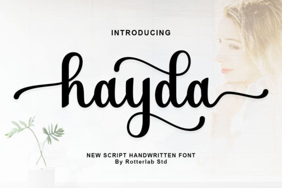 Hayda Script: A Modern Calligraphy Font for Creative Expression