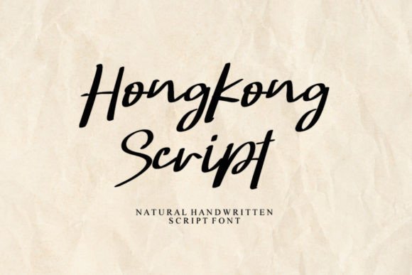 Hongkong Script: A Handwritten Font with Versatile Appeal