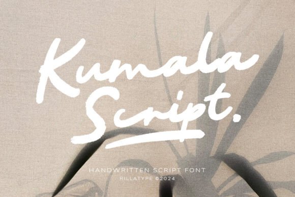 Introducing Kumala Handwritten Script: A Unique Typographic Experience