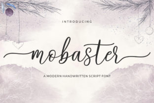Mobaster Script: A Modern Handwritten Touch