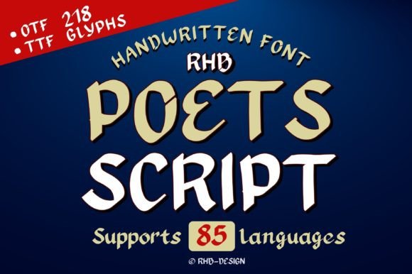 Poets Script: A Playful and Modern Font Designed for Creativity