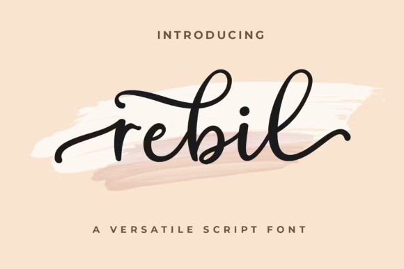 Rebil Script: A Modern Calligraphy Font for Creative Expression