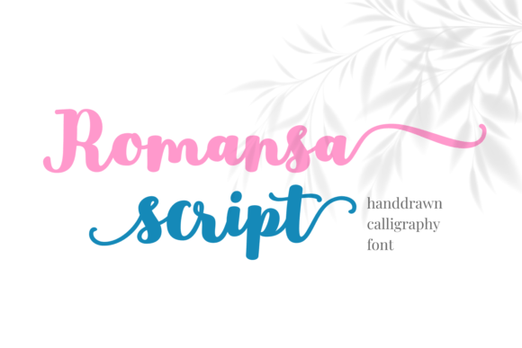 Romansa Script: A Handwritten Font with Heart