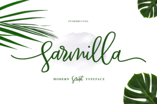 Sarmilla Script: A Handwritten Font with Natural Elegance