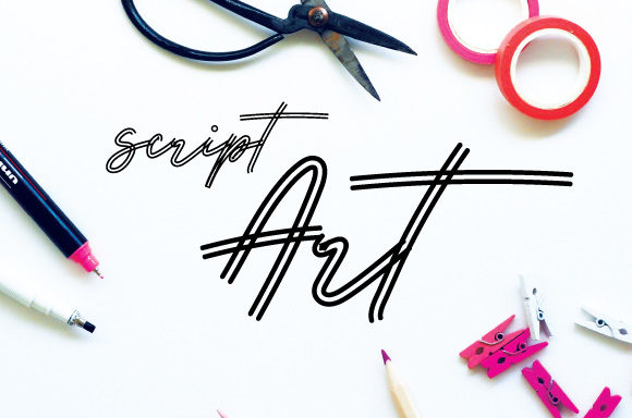 Script Art: A Modern Font for Creative Expression