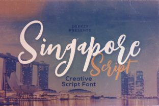 Singapore Script: A Playful Brush Style Font for Modern Design