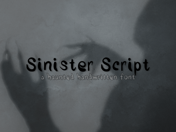 Sinister Script: The Perfect Font for Halloween and Horror Design