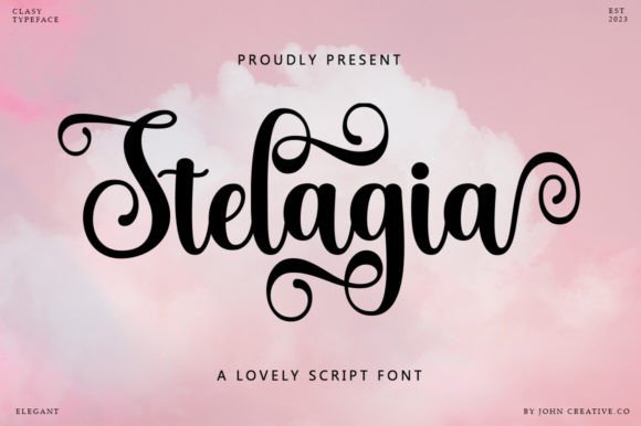 Stelagia Script: A Timeless Font for Creative Projects