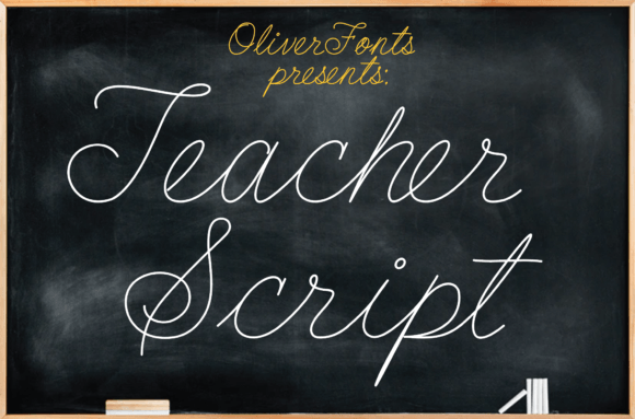 Teacher Script: A Timeless Handwritten Font for Modern Design
