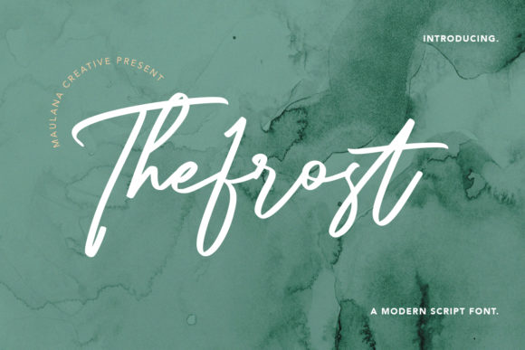 The Frost Modern Script: Elevating Design with Authentic Handcrafted Feel