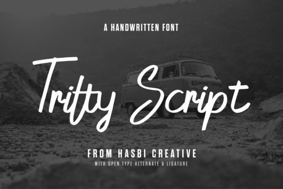 Tritty Script: A Sweet and Friendly Handwritten Font