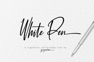 White Pen Script: A Versatile and Elegant Font for Creative Projects