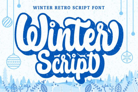 Winter Script Font for Creative Projects